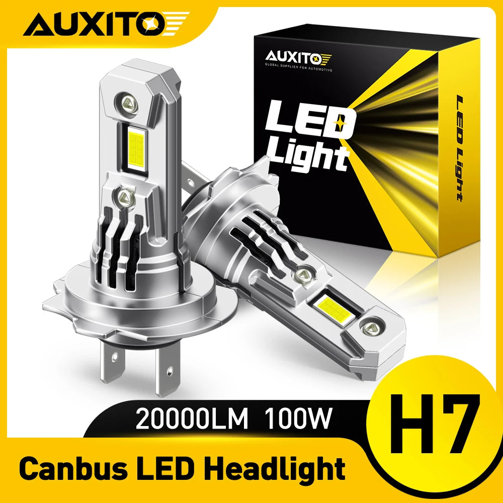 2x Ampoules H7 LED CAPTAIN Canbus 100W High Power H7 LED  20000LM